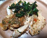 รูปขั้นตอนการทำที่ 2 ของ สเต๊กไก่กับเห็ดแชมปิญองซอสกะเพรากรอบ