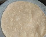 A picture of step 6 of 2 layered Roti (Bepadi Roti).