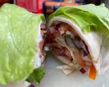 A picture of step 3 of Light Turkey Lunch Wraps.