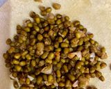 A picture of step 5 of Moong dal parantha.