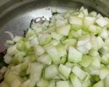 A picture of step 3 of Ridge gourd fry/Tori ki sabzi.
