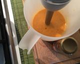 Foto del passaggio 4 della ricetta Spaghettoni con Triglia, Crema di Peperoni Piccante e Datterini Confit