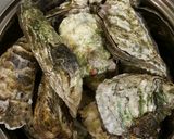 Hình bước làm 1 của món Hàu nướng mỡ hành
