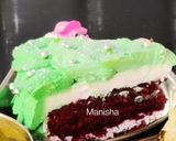 A picture of step 18 of Mother's Day special Red velvet Cake.