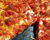 A picture of step 5 of Chicken Mortadella Cheetos pizza😋👍.