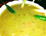 A picture of step 2 of Tridali Dal.