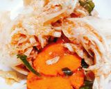 Hình bước làm 1 của món Cơm cuộn không dùng rong biển