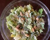 A picture of step 1 of California Farm Caesar Salad.
