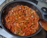 Foto del paso 3 de la receta: Huevos duros con bacon y tomate