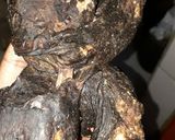 A picture of step 2 of Oloyin beans with dryfish.