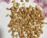 A picture of step 3 of Sabudana Halwa.