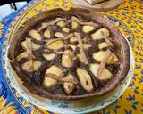 Une image de l'étape 11 de Tarte poires, chocolat, vanille (pâte brisée au chocolat).