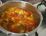 A picture of step 1 of Vegetable khichdi sizzler.