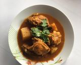 Gambar langkah 8 resipi Kari Ayam Kerisek 🍗🥥.