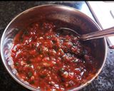 A picture of step 4 of Tomato Garlic Chutney.