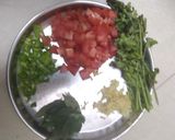 A picture of step 2 of Dal dhokli.