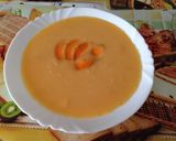Sárgabarackkrémleves vanília pudinggal 🍑 recept fázis 3 fotója