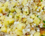 A picture of step 4 of Sabudana Khichdi.