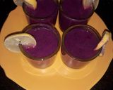 A picture of step 2 of Tangy Jamun Shots.