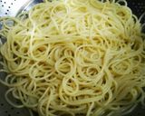 A picture of step 1 of Chicken Noodles😋🍝.