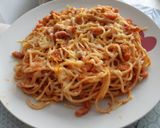 Foto del paso 5 de la receta: Spaguetis con bacon y atún