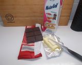 Csokoládékrémes linzer szendvics recept fázis 1 fotója