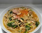 Foto langkah ke 4 dari resep *Seblak Mie Khas Bandung* dengan mie lemonilo.