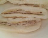 A picture of step 1 of Honey Fried Bananas.