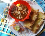 A picture of step 5 of Paneer cheese pav bhaji.