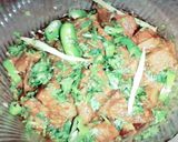 A picture of step 3 of Peshawari mutton karahi.