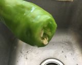 青辣椒塞肉的食譜步驟2照片