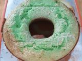 Bolu (putih telur) pandan keju