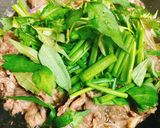 Hình bước làm 3 của món Bò Xào Xì Dầu