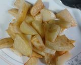 A picture of step 3 of Achary masala ladyfingers potato.