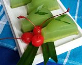 Foto langkah ke 3 dari resep Agar-agar santan pandan 🍃.