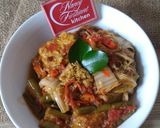 Foto langkah ke 12 dari resep Oseng Sambal Sawi Putih-Tempe-Terong.
