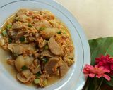 Foto langkah ke 4 dari resep Seblak makaroni baso.