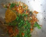 A picture of step 3 of Soya chunk curry.