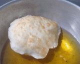 A picture of step 4 of Chana Bhatura.
