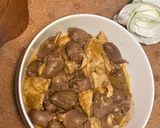 Foto langkah ke 4 dari resep Jantung Ayam Baso bumbu Rendang.