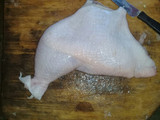 Muslo relleno asado