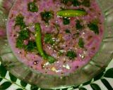 A picture of step 7 of #beat root chutney.