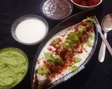 A picture of step 8 of Dahi Bhalla.