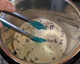 A picture of step 10 of Mushroom Alfredo Instant Pot IP.