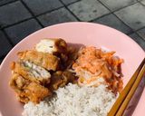Foto langkah ke 9 dari resep Crispy Karage & Salad Mayo TERBAIK!.