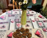 A picture of step 4 of Banana-chocolate protein muffins.
