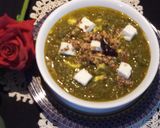 A picture of step 16 of Lasooni Palak Paneer.