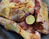 A picture of step 2 of Arabic Mutton Mandi.