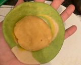 A picture of step 18 of Maharashtrian sweet dish Puran Poli with kheer.