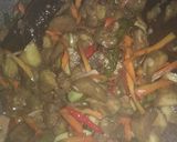 Foto langkah ke 8 dari resep Tumis Terong Ijo Wortel.